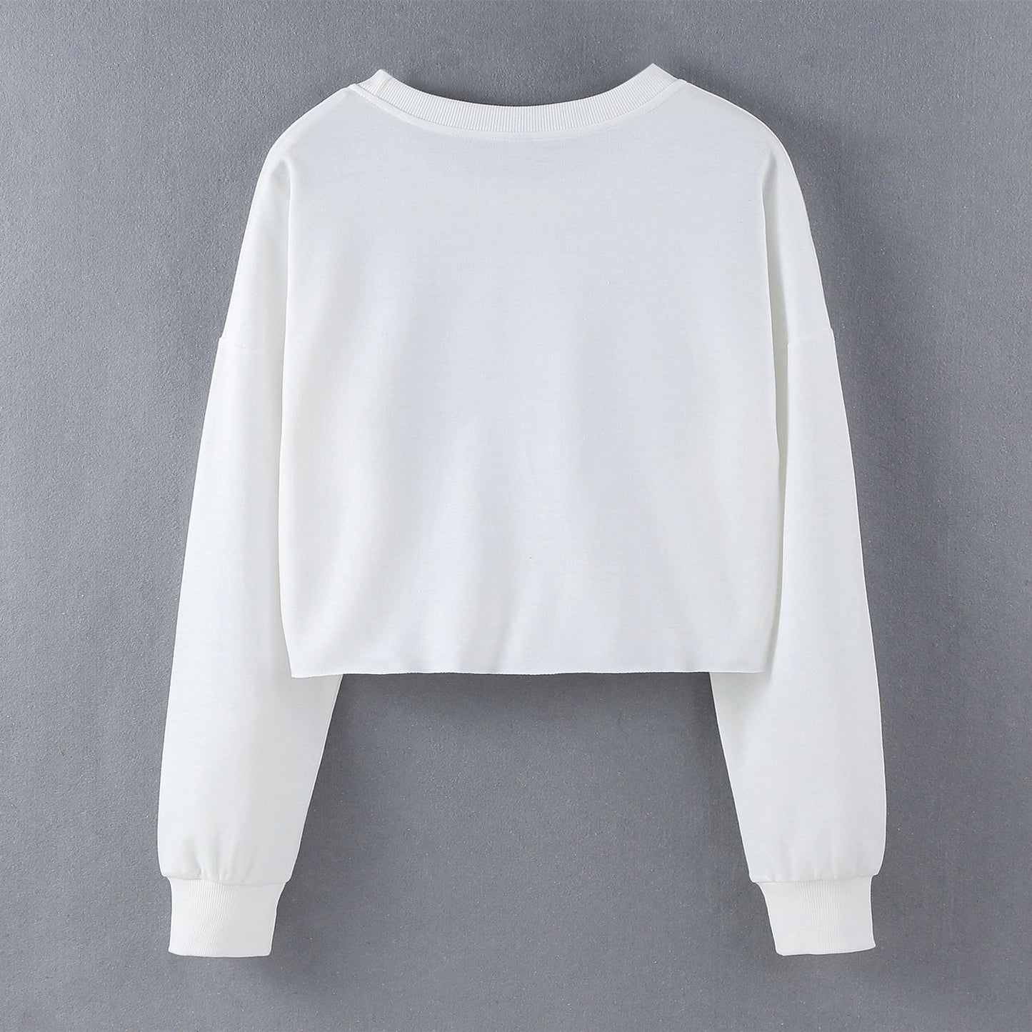Locally Hated Street Hipster Sexy Women Top Short Long Sleeve Sweatshirt