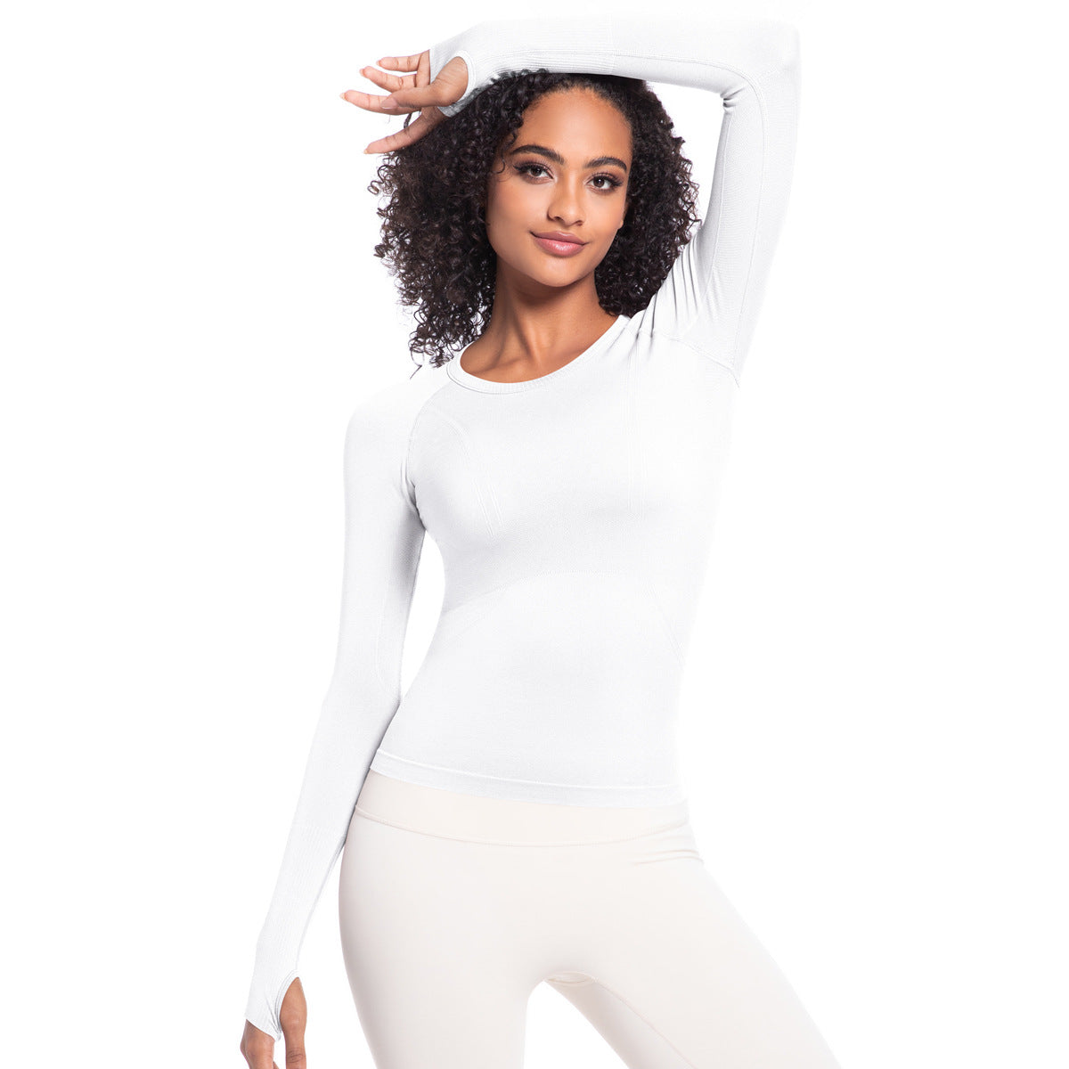 Arrival Women Long Sleeve round Neck Exercise T shirt Running Fitness Top Skin Friendly Slim Breathable Yoga Long Sleeve