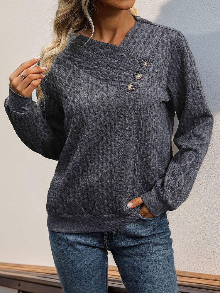 Fall Women Clothing Long Sleeve Pleated Solid Color Hoodie Women