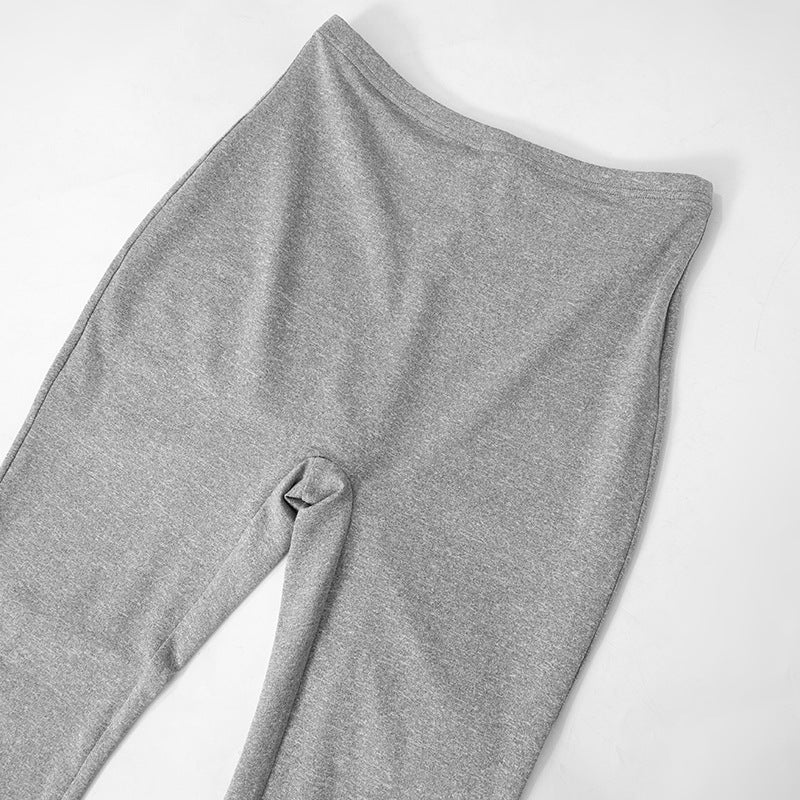 Autumn Women Fashionable Sexy Fitted Boot Cut Casual Trousers