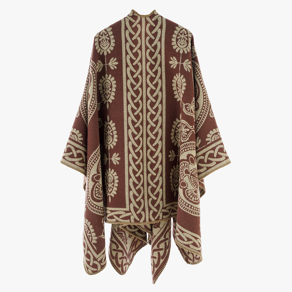 Shawl Women High Grade Korean Loose Cheongsam Outer Shawl Winter Shawl