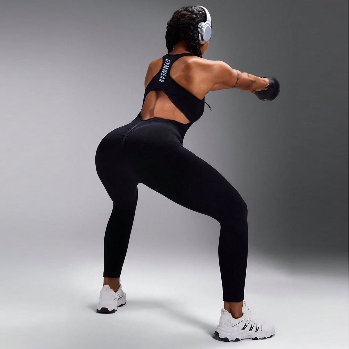Beauty Back Cross Seamless Sexy Body Shaper Sports One Piece Workout Clothes Yoga Bodysuit
