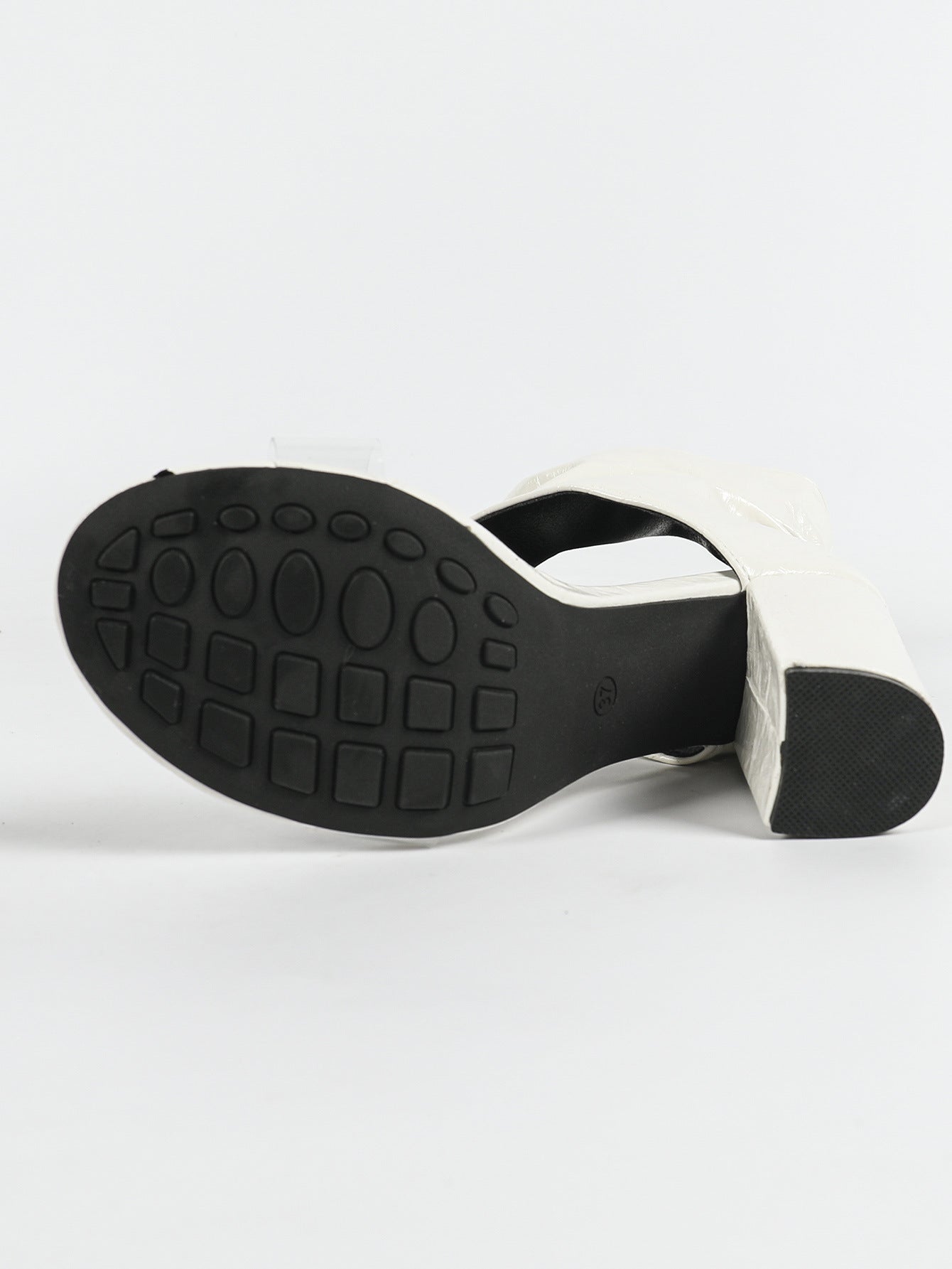 9. 5cm Mid Calf Shoes Women Sexy Peep Toe Sandals Super High Heel Cool Party High Heels