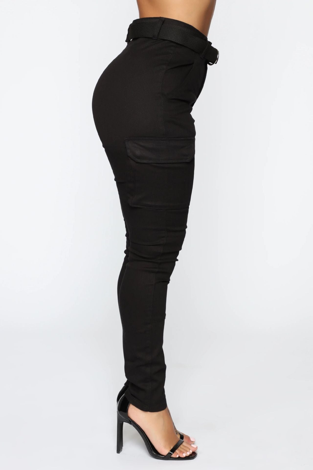 Casual Women Pants Four Seasons Trousers Skinny Sports Stretch Belt Sports Pants