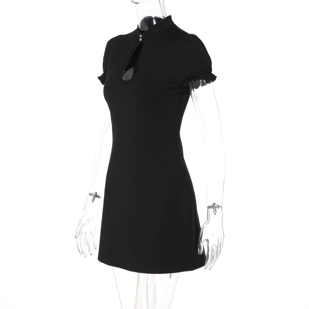 French Sexy Sheath Nightclub Dress Women Spring Sexy Slimming Sexy Short Sleeve