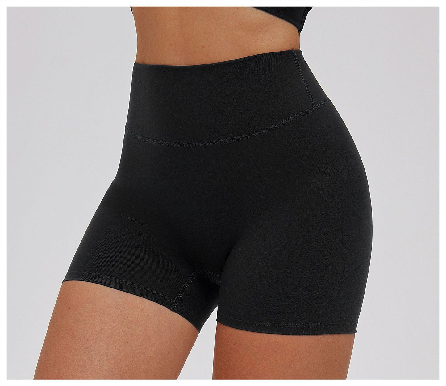 Yoga Shorts Tight High Waist Casual Shorts Sports Running Workout Shorts