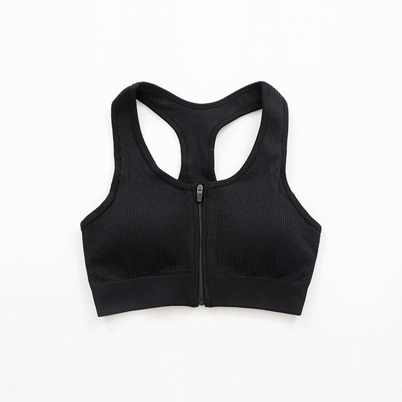 Black Nude Feel Yoga Vest