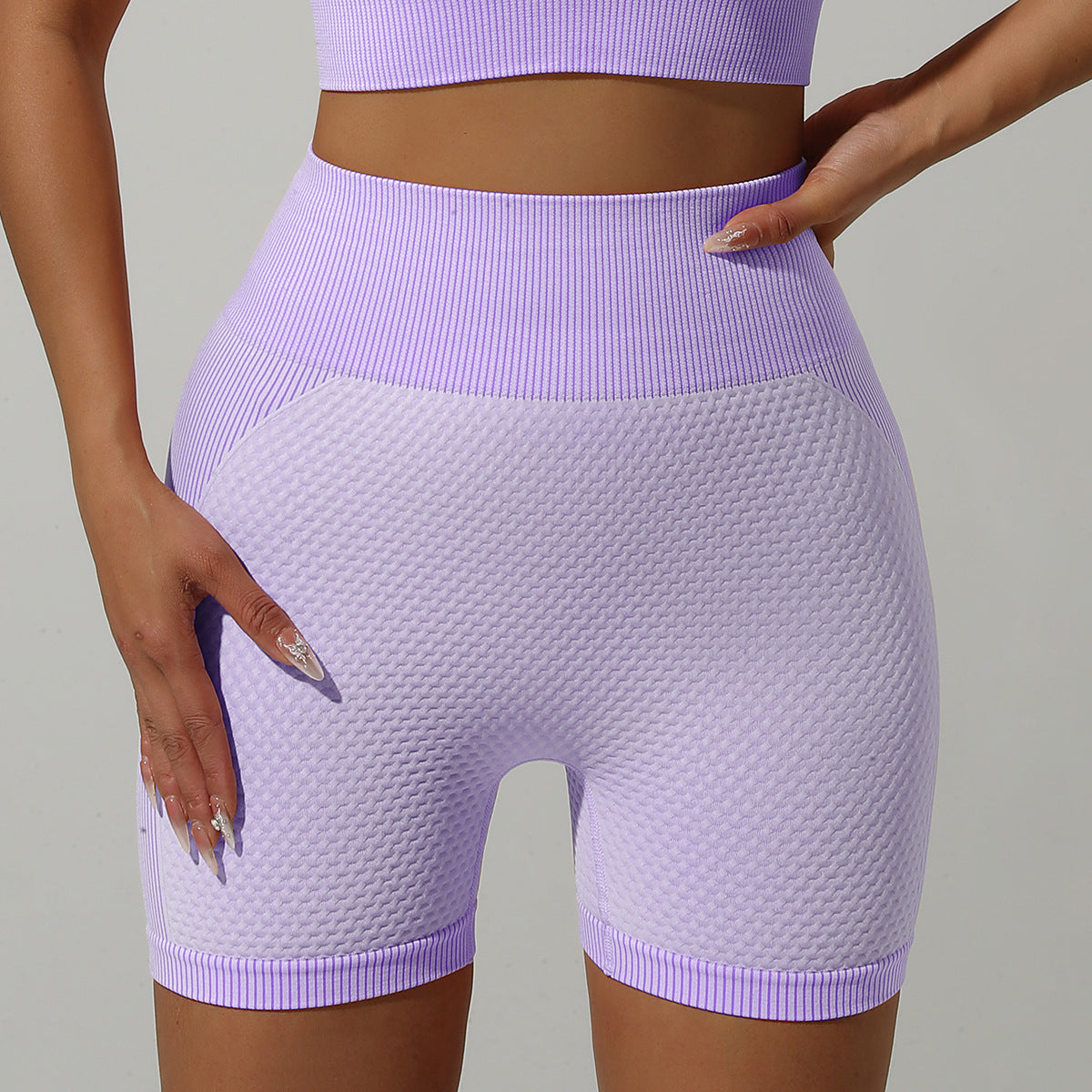 Elegant Purple Shorts
