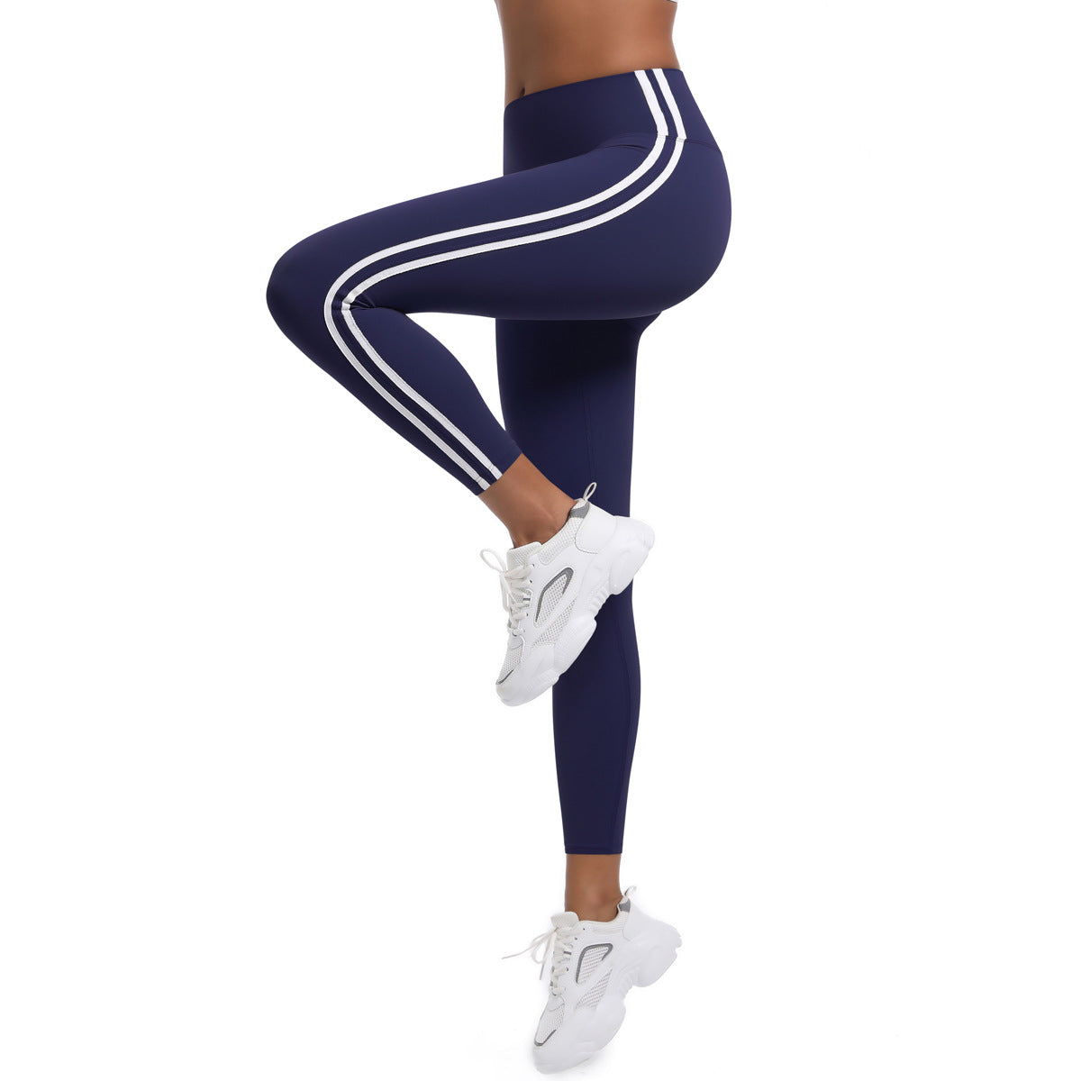 Arrival Yoga Pants Skinny Peach Hip Raise Slim Fit Pants Contrast Color Breathable Fitness Pants Quick Drying Sports Trousers