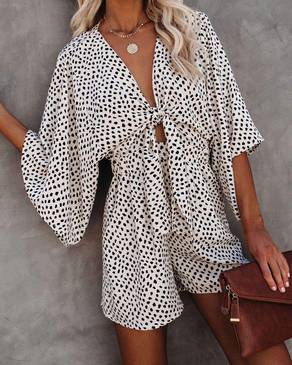 Spring Summer Sexy V neck Lace up Loose Jumpsuit Home Vacation Jumpsuit for Women