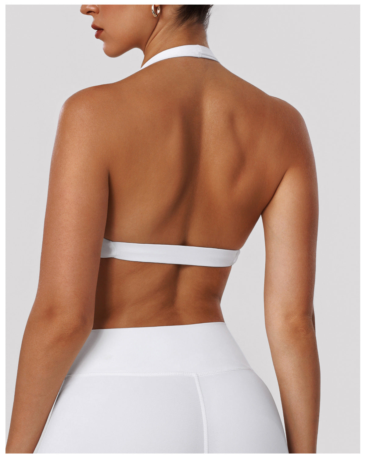 Sexy Hollow Out Cutout out Beauty Back Yoga Bra Halter Sports High Elastic Vest Running Fitness Push up Underwear