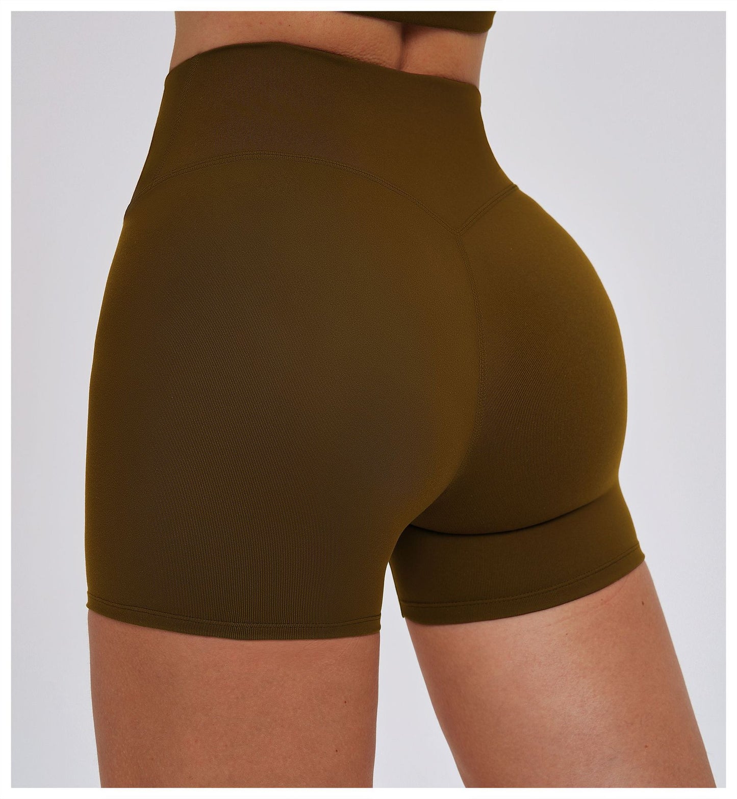 Yoga Shorts Tight High Waist Casual Shorts Sports Running Workout Shorts