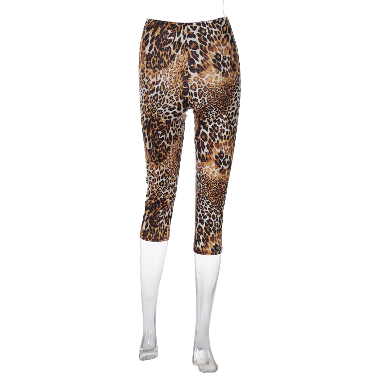 Women Clothing Fifth Pants Summer Slim Fit Hip Raise Leggings Sports Yoga Pants