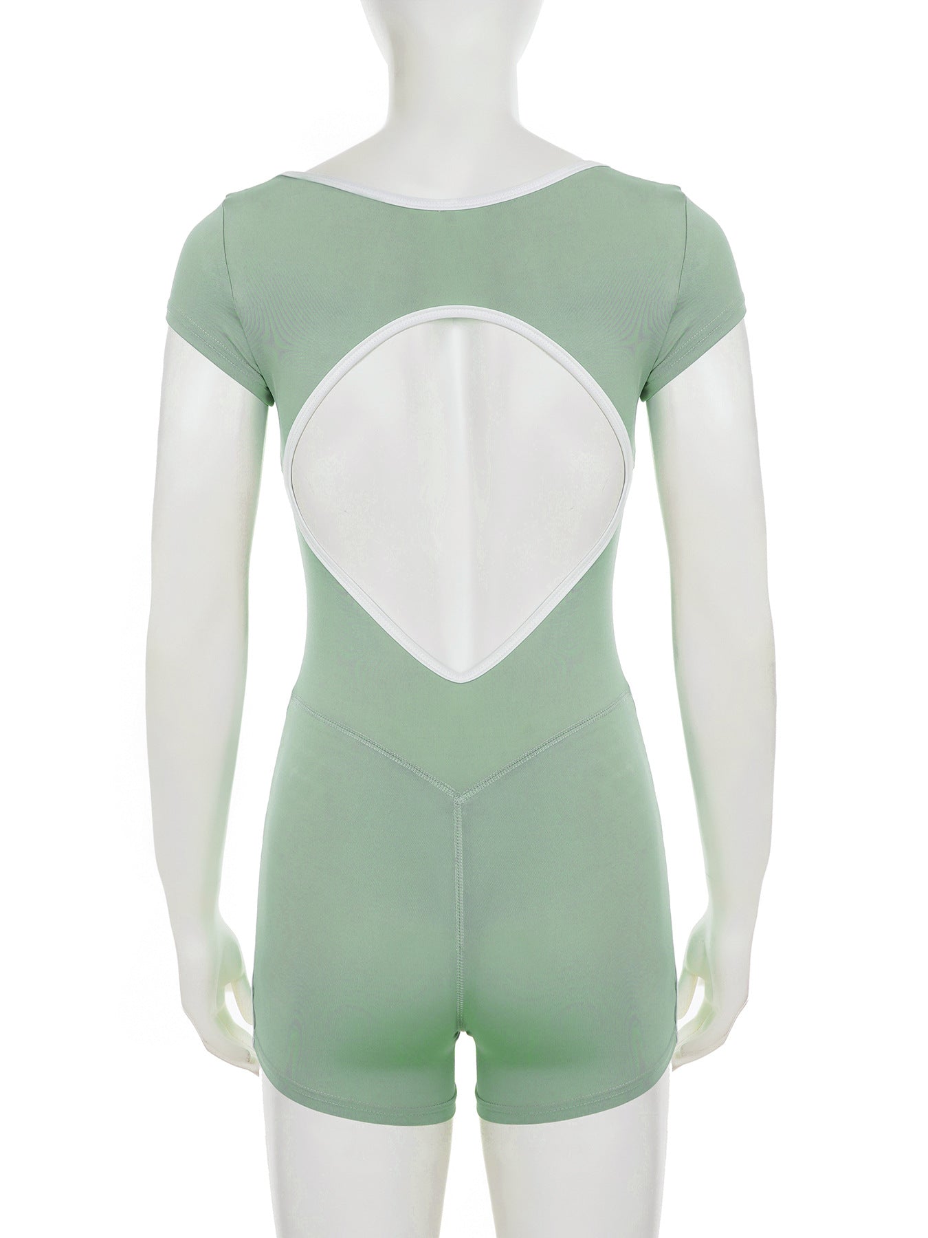 Sports Personality Sexy Square Collar Show Waistline Tight Jumpsuit Backless Low Waist Sexy Casual Butt Lift Underwear