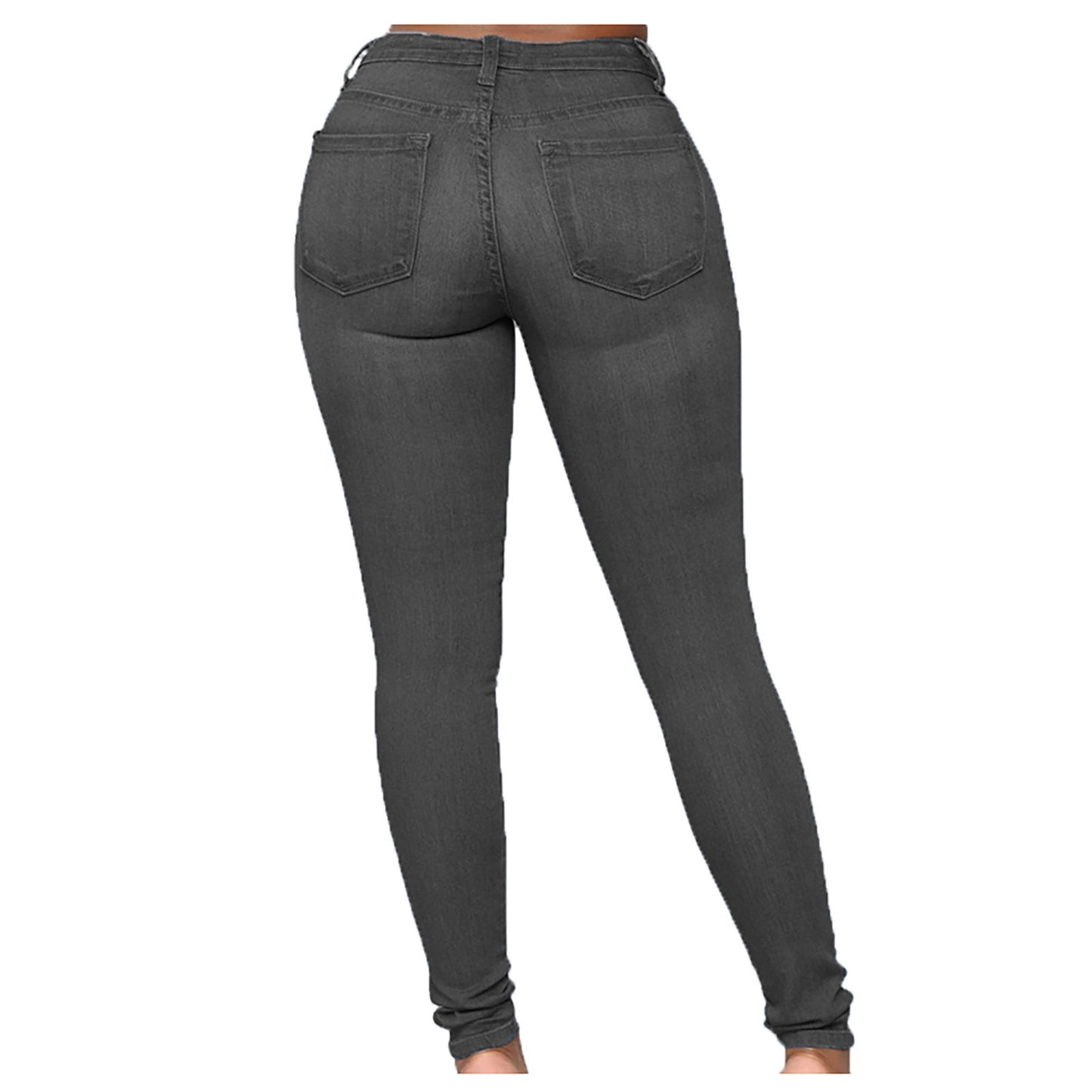 Slim Fit Fashionable Denim Trousers Women