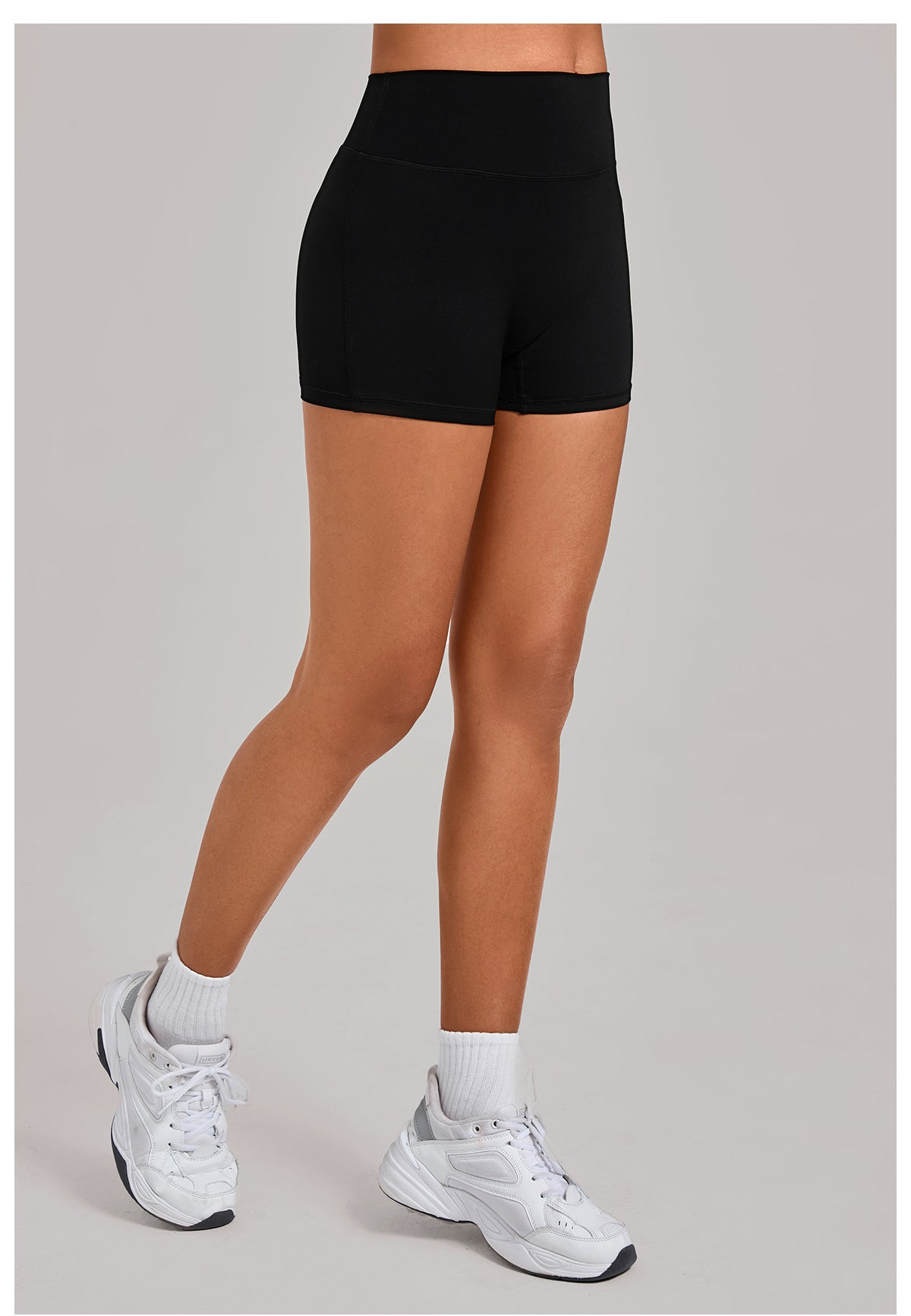 Tight Yoga Shorts Women High Waist Belly Contracting Fitness Pants Hip Lifting Running Exercise Shorts