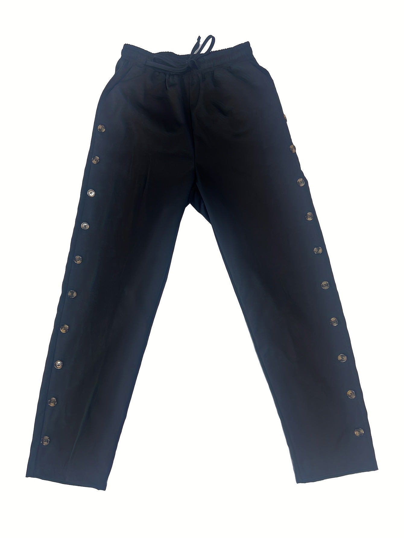 Fall Women Clothing Pants Elastic Waist Loose Casual Cropped Trousers