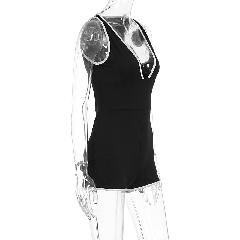 Women Clothing Summer Sexy All Matching Outer Wear Slimming Jumpsuit Women