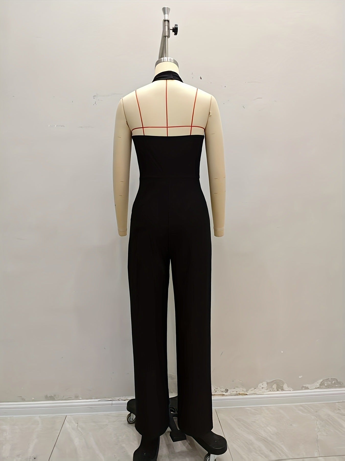 Beauty Back Jumpsuit Women Clothing Tight Summer Halter One Piece Sets Hip Lifting Jumpsuit Women