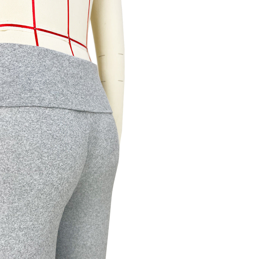 Women Clothing Comfortable Slim Slimming Back Waist Low Waist Bell Bottom Pants