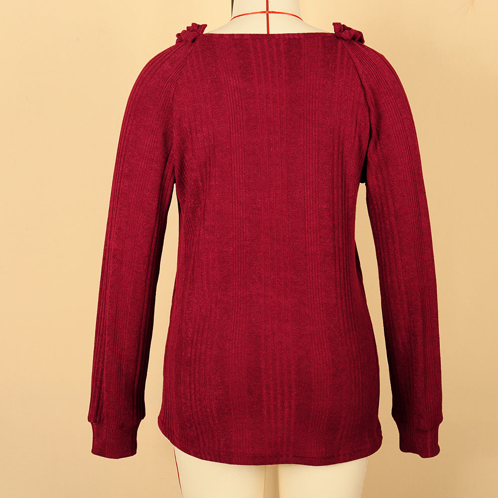 Arrival Sweater Autumn Winter Lightweight Casual Long Sleeved Round Neck Pullover