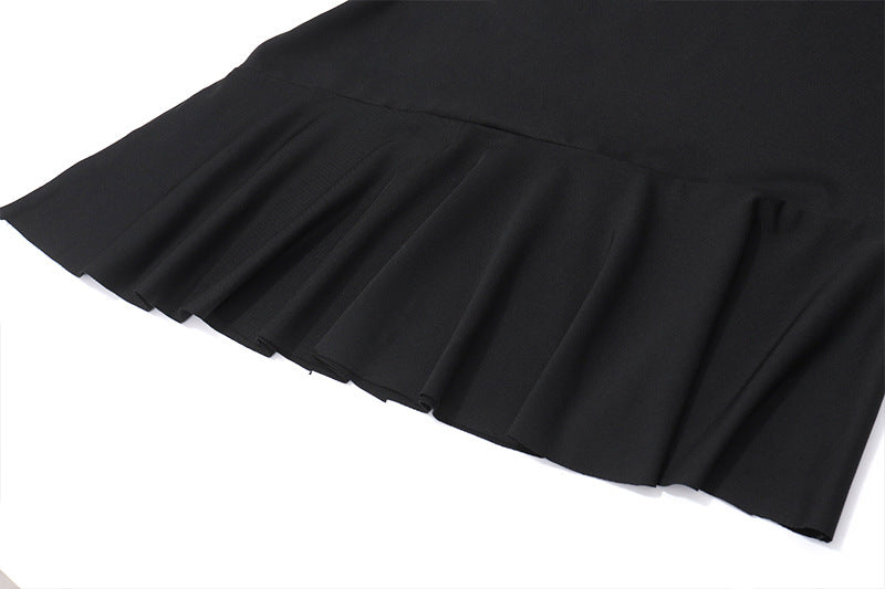 Women Clothing Spring Summer off Shoulder Bell Sleeve Long Sleeved Fitted T shirt Top Women