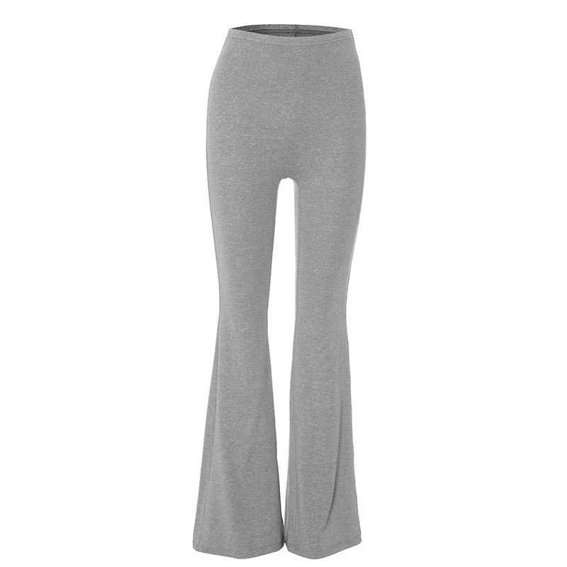 Autumn Women Fashionable Sexy Fitted Boot Cut Casual Trousers