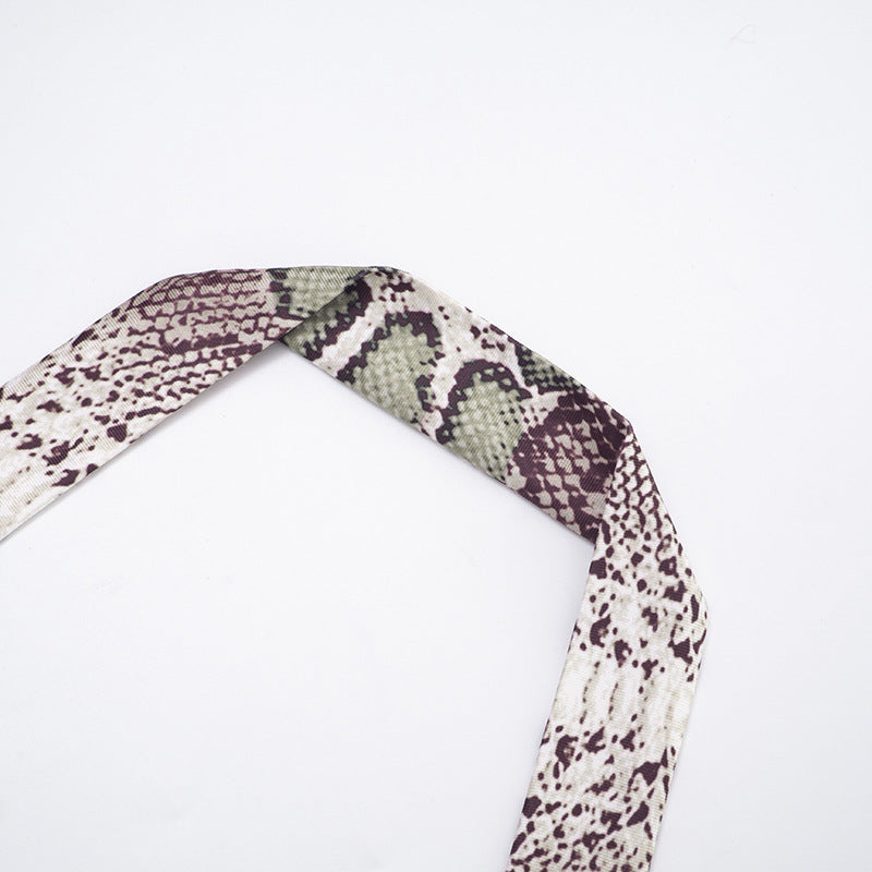 Women Clothing Autumn Winter Elegant Sexy Sleeveless Snake Print Sling Slim Fit Long Conjoined Trousers