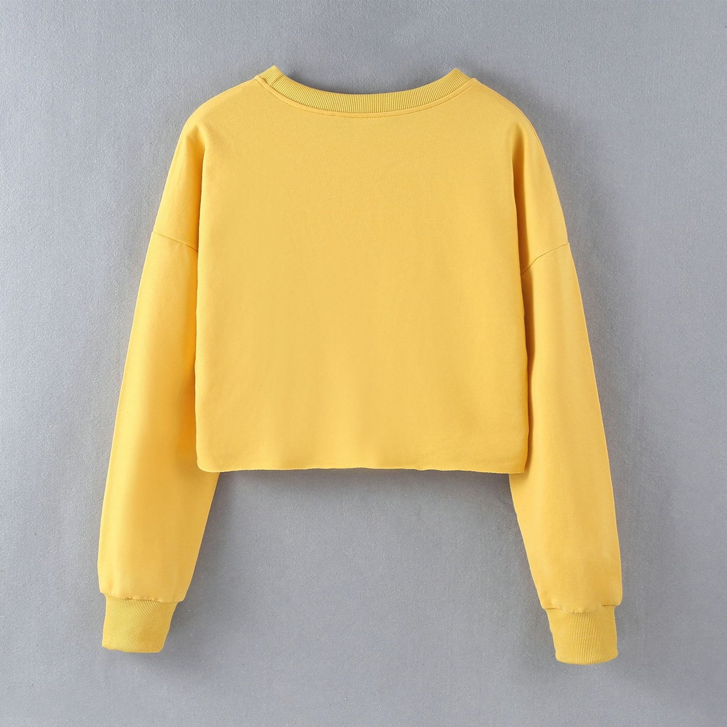 Street Hipster Sexy Top Short Long Sleeve Sweatshirt Autumn Winter Women Clothing