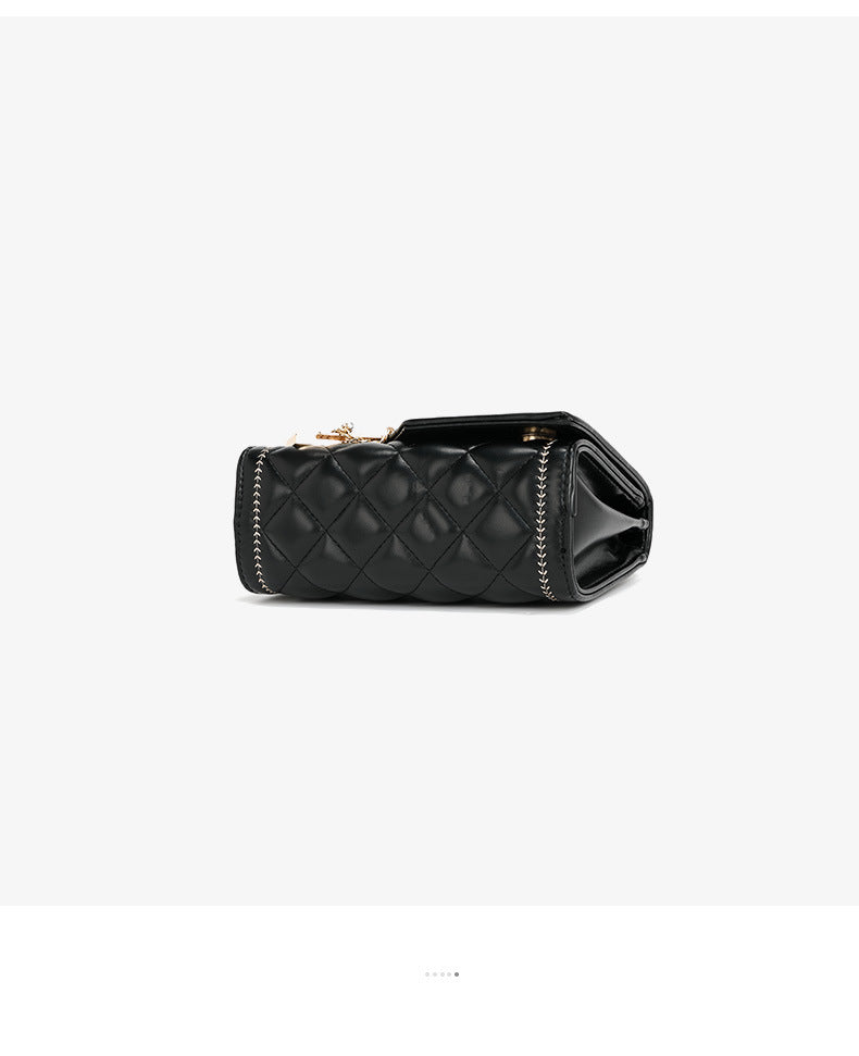Bag Women Bag Winter High Grade Rhombus Chain Shoulder Crossbody Small Square Bag