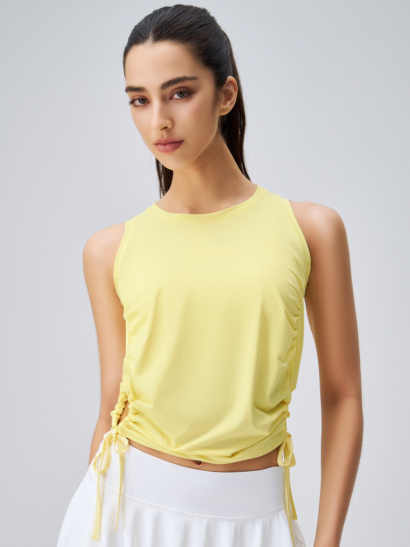 Yoga Wear Women Spring Summer Sun Protection Top Professional High End Fashionable Workout Clothes Vest Women Quick Drying Sports Blouse