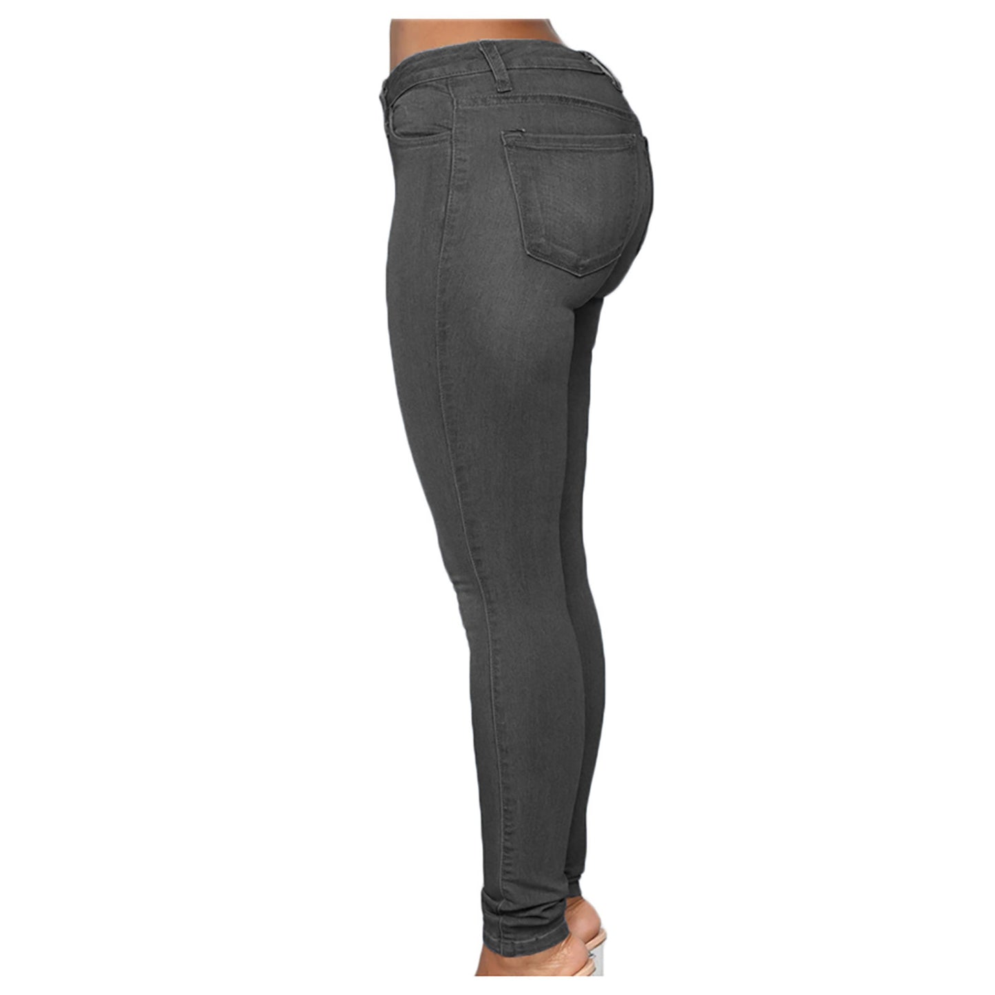 Slim Fit Fashionable Denim Trousers Women
