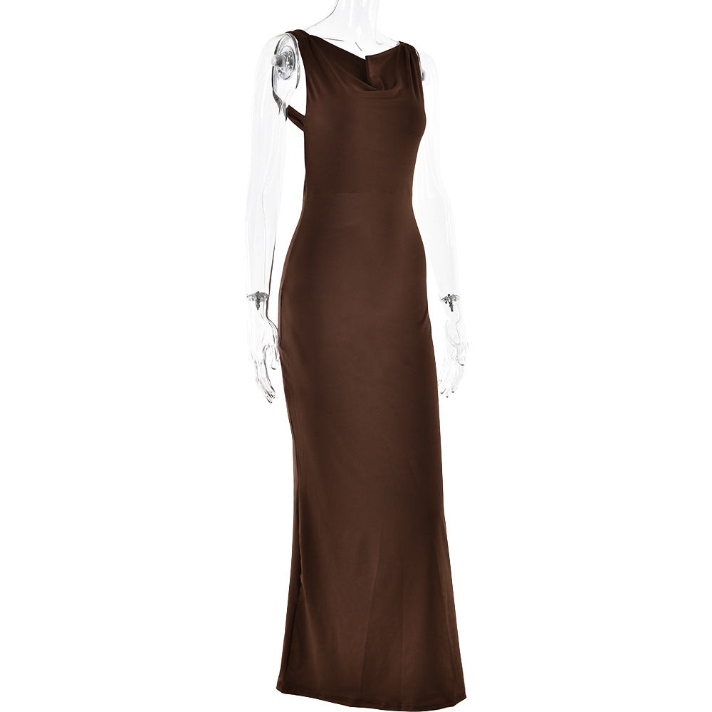 Cami Dress Sexy Sleeveless Backless Slim Fit Dress