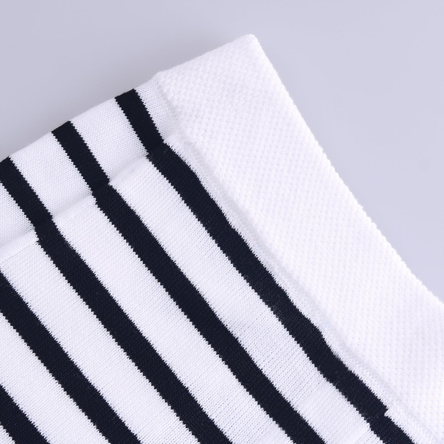 Women Clothing Striped Round Neck Knitted Cardigan Casual Sweater