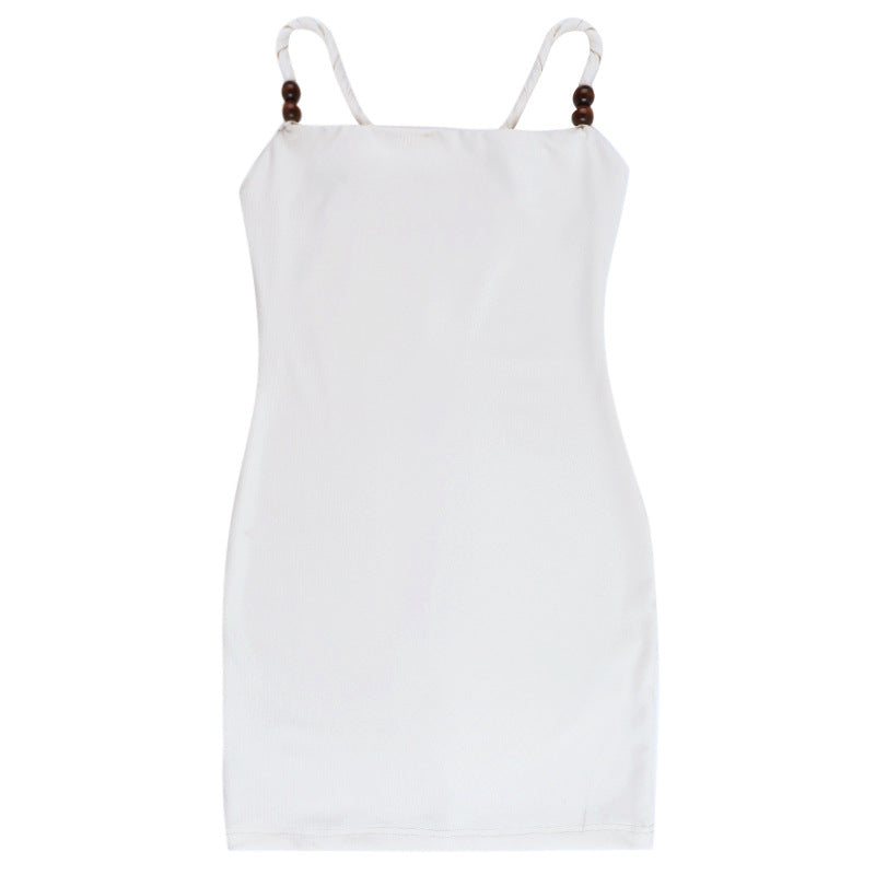 Women Clothes Dress Casual Waist Tight Slimming Sexy Suspender Dress