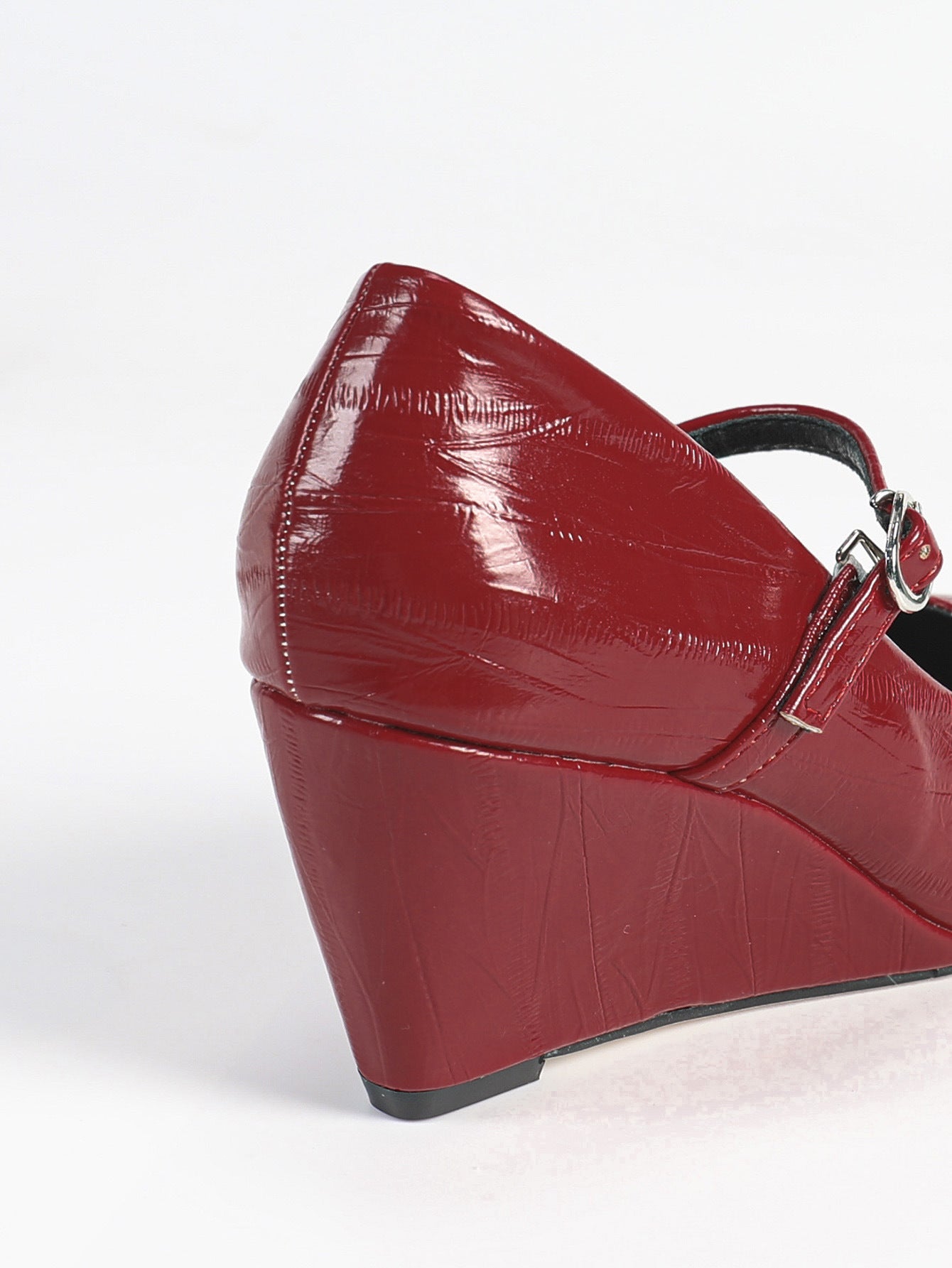 Pointed Wedge Height Increased by Platform Shoes Comfortable Platform High Heel Wedge Heels Party Dance Black