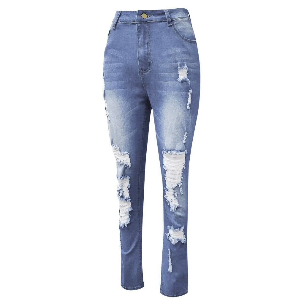 Women Daily Casual Denim with Hole Women Wear