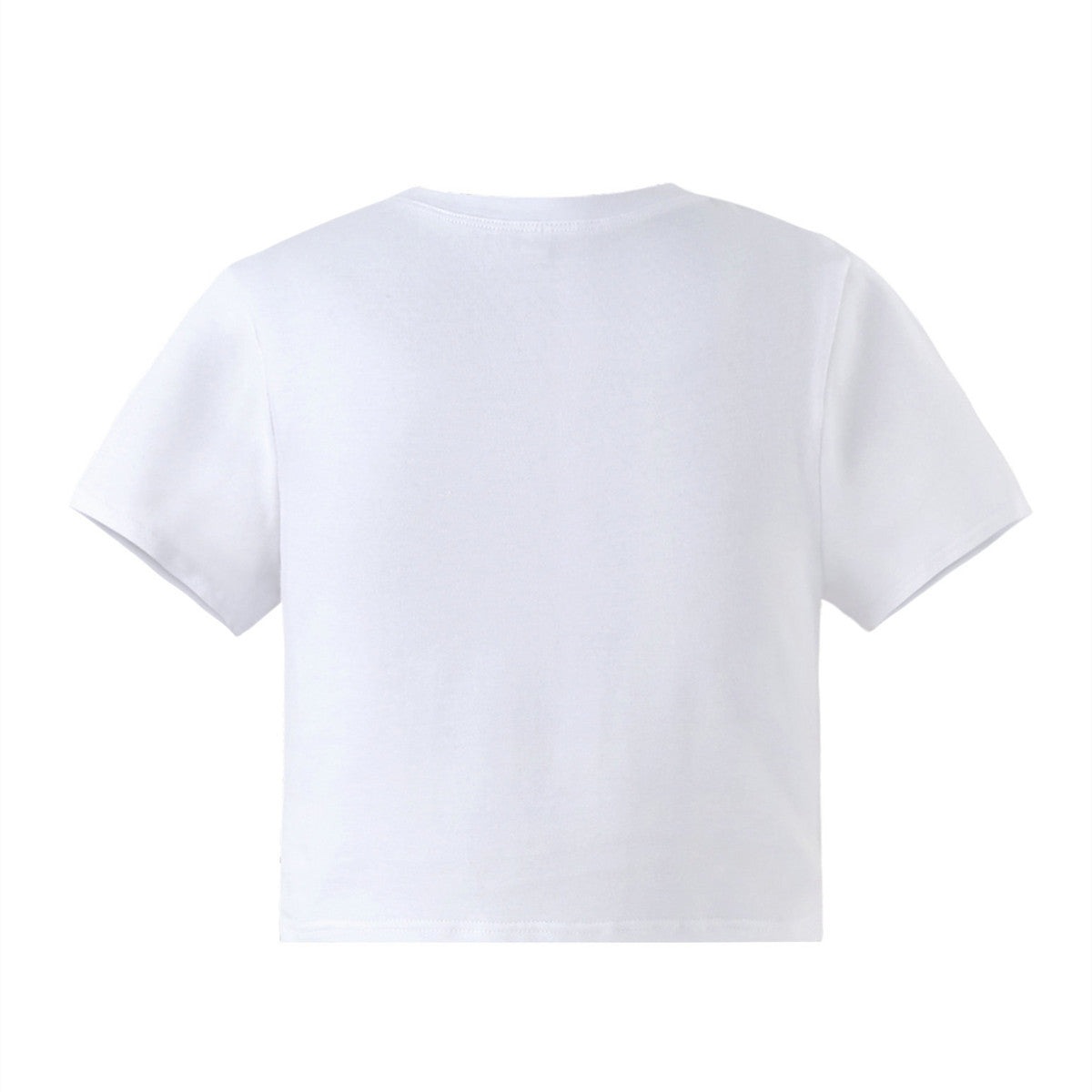 Street Hipster Los Angeles Printed Cropped Short Short Sleeve T Shirt Women Clothing