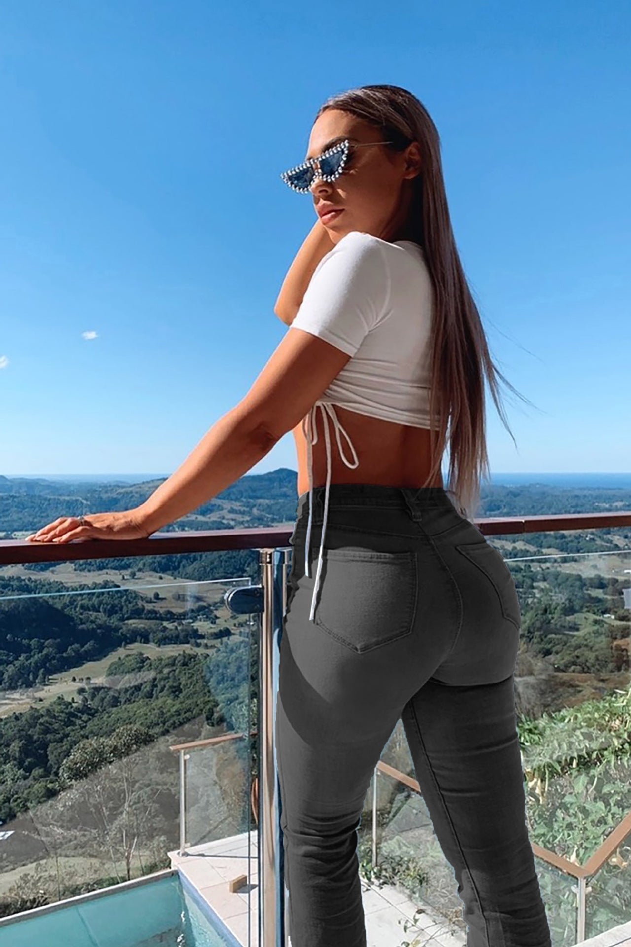 Sexy Jeans Women Women Skinny Jeans Pencil Pants Trousers