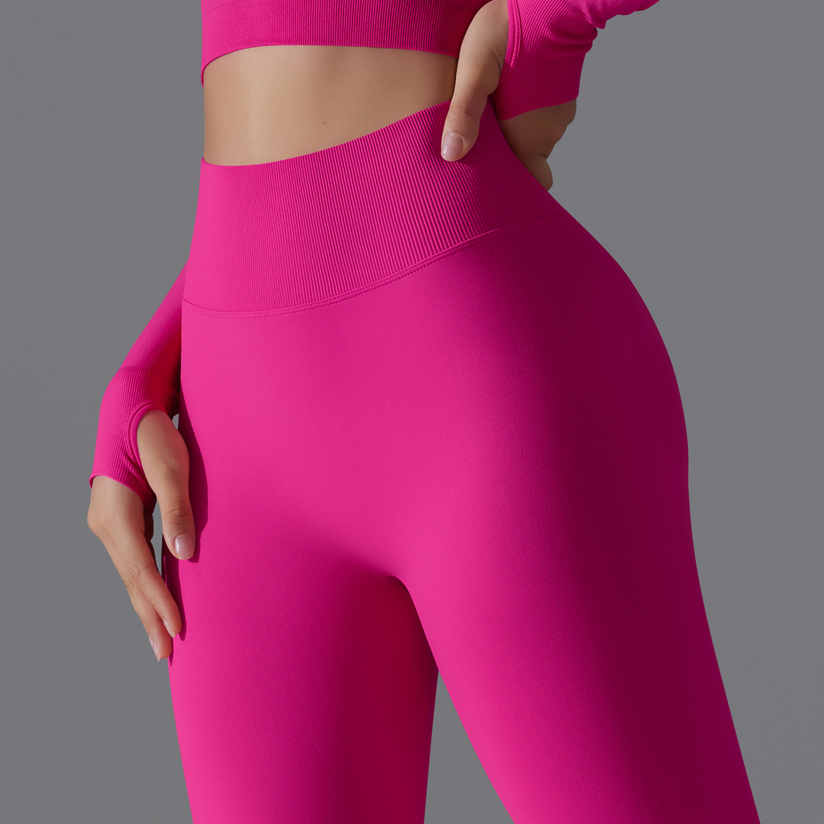 Seamless High Waist Nude Feel Yoga Pants Women Peach Hip Raise Slim Fit Fitness Pants Quick Drying Exercise Yoga Clothes