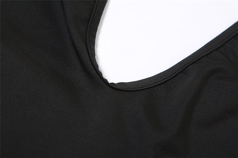 Summer Women Clothing Sexy Casual Low Collar Halter High Waist Tight Backless Romper for Women