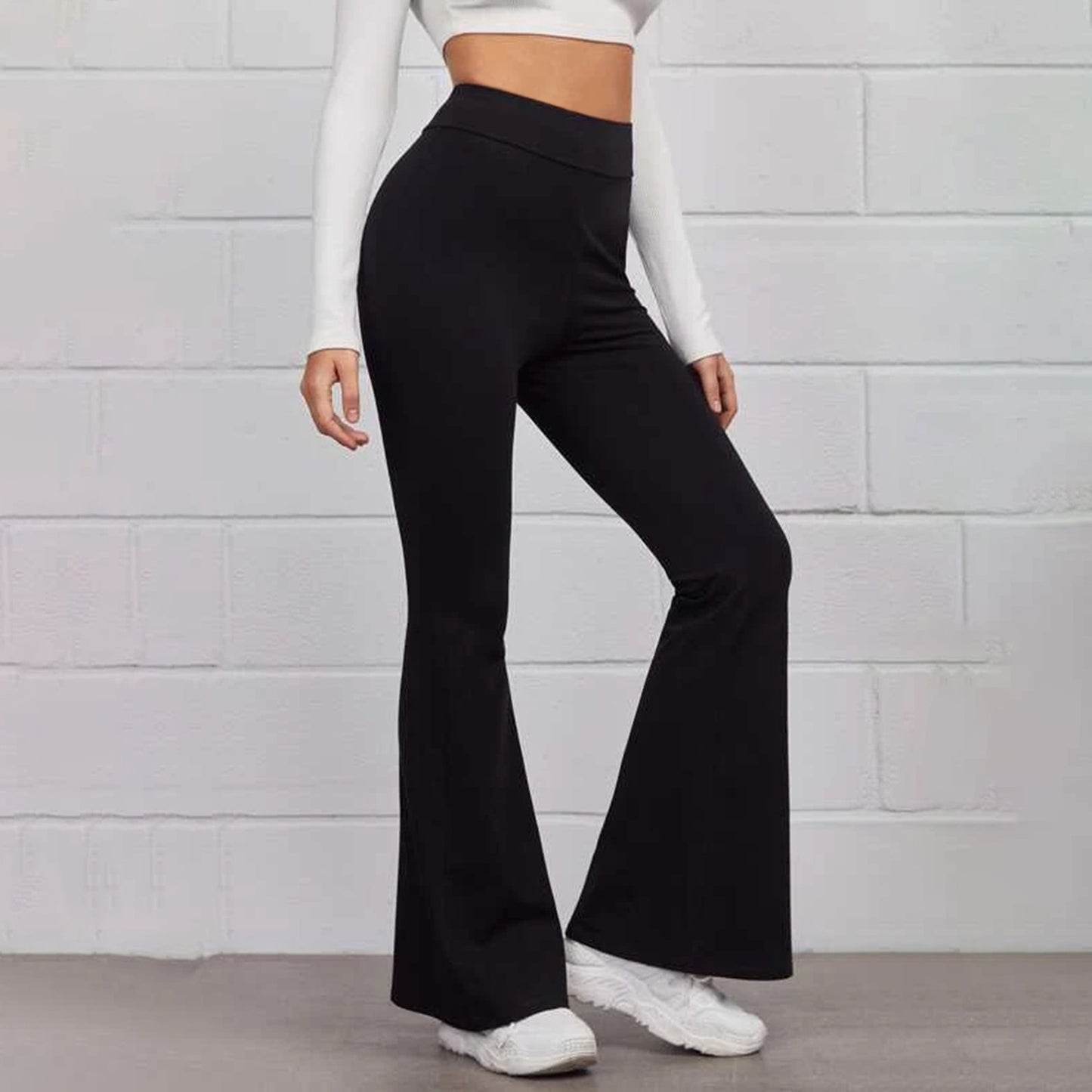 Autumn Solid Color Women High Waist Slimming Slim Pants Skinny Casual Pants