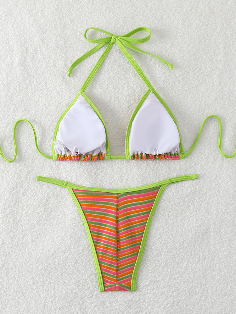 Bikini Lace up Swimsuit Women Spring Sexy Bikini Beach Swimsuit