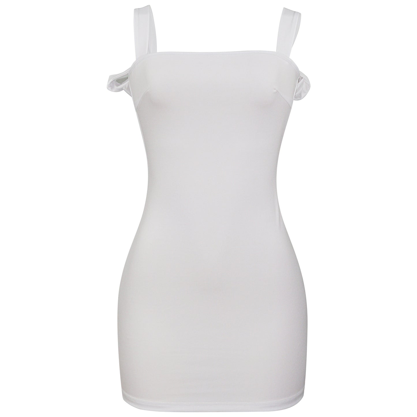 Spring Women Short Strap Internet Celebrity Solid Color Sling Sheath Sexy