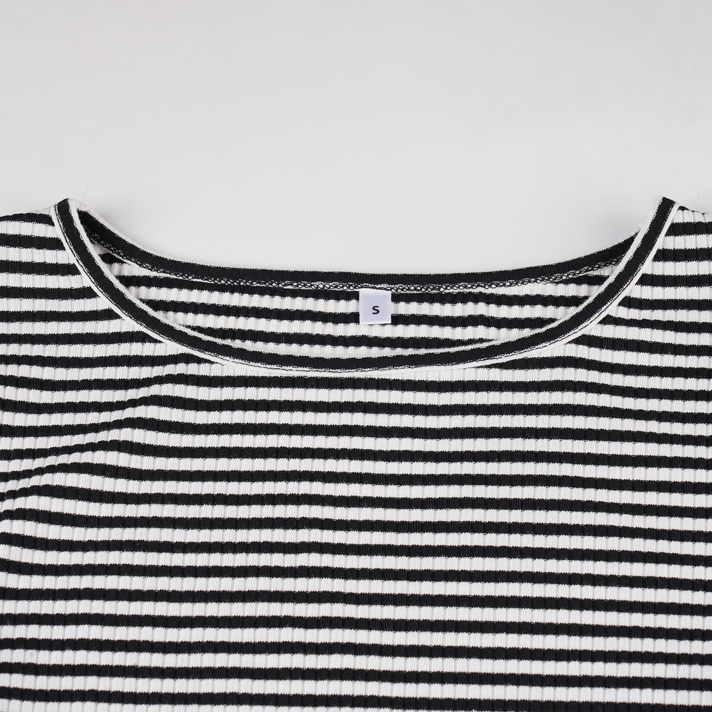 Striped Long Sleeve Slim Dress Women Sexy Flare Sleeve Casual Knitted Sheath Dress