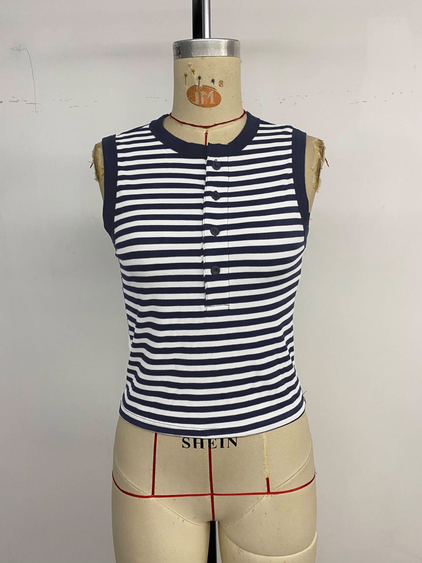 Sleeveless Striped Casual Street Camisole Summer Women