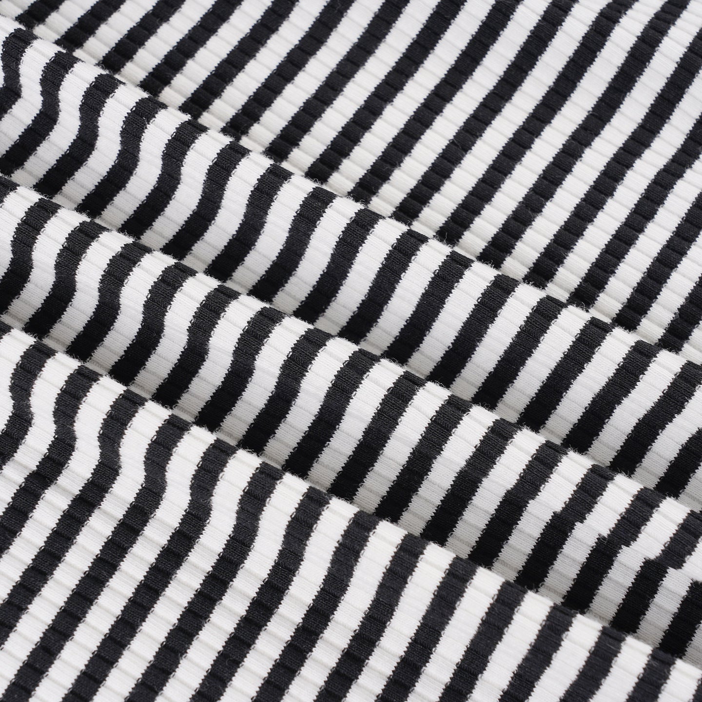 Striped Long Sleeve Slim Dress Women Sexy Flare Sleeve Casual Knitted Sheath Dress