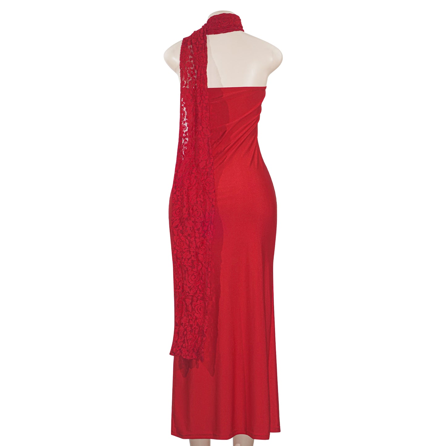 Spring Niche Sexy Tube Top Tight Halter Sheath Dress Cocktail Party Catwalk