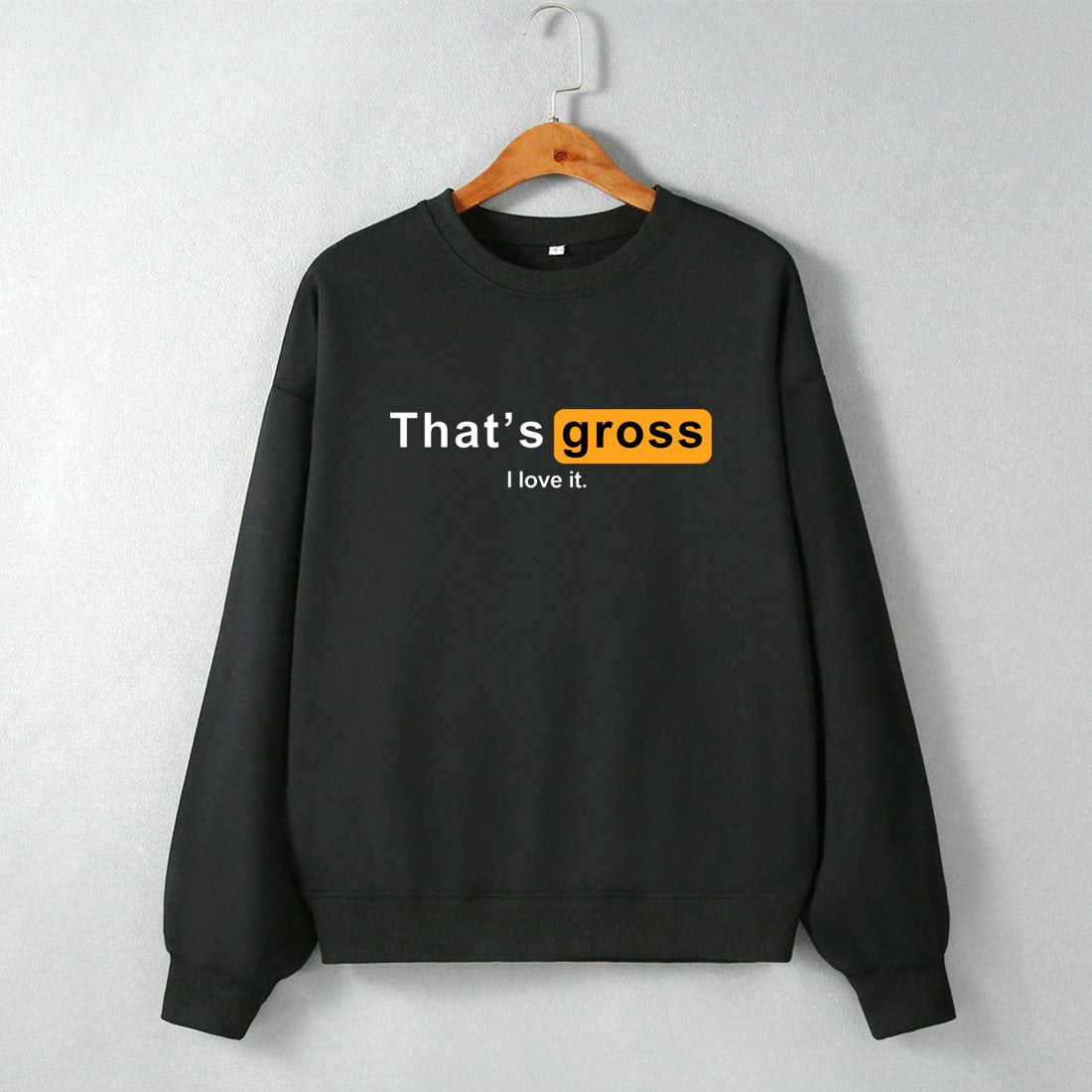 Street Drop Shoulder Loose Sweatshirt Women Clothing