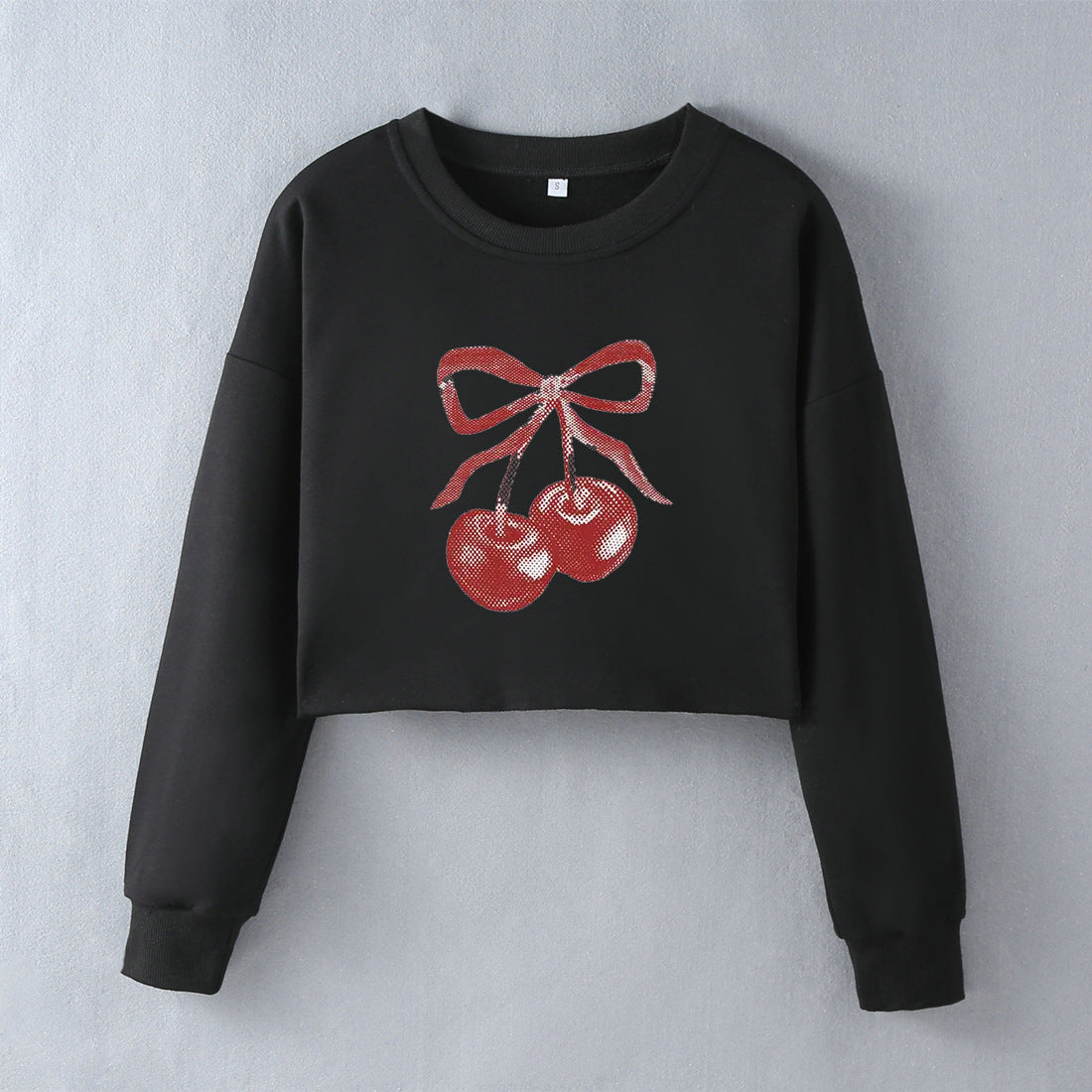 Street Hipster Sexy Top Short Long Sleeve Sweatshirt Autumn Winter Women Clothing